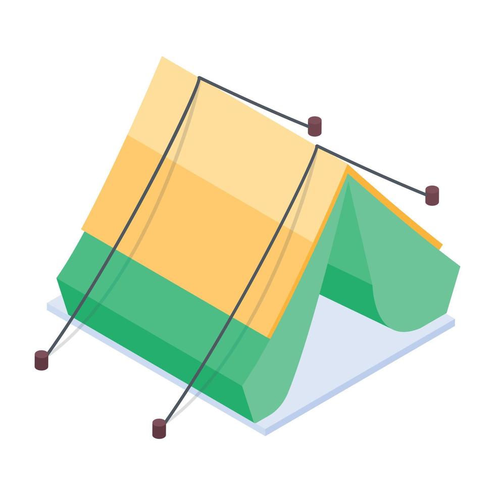 Trendy Camp Concepts vector