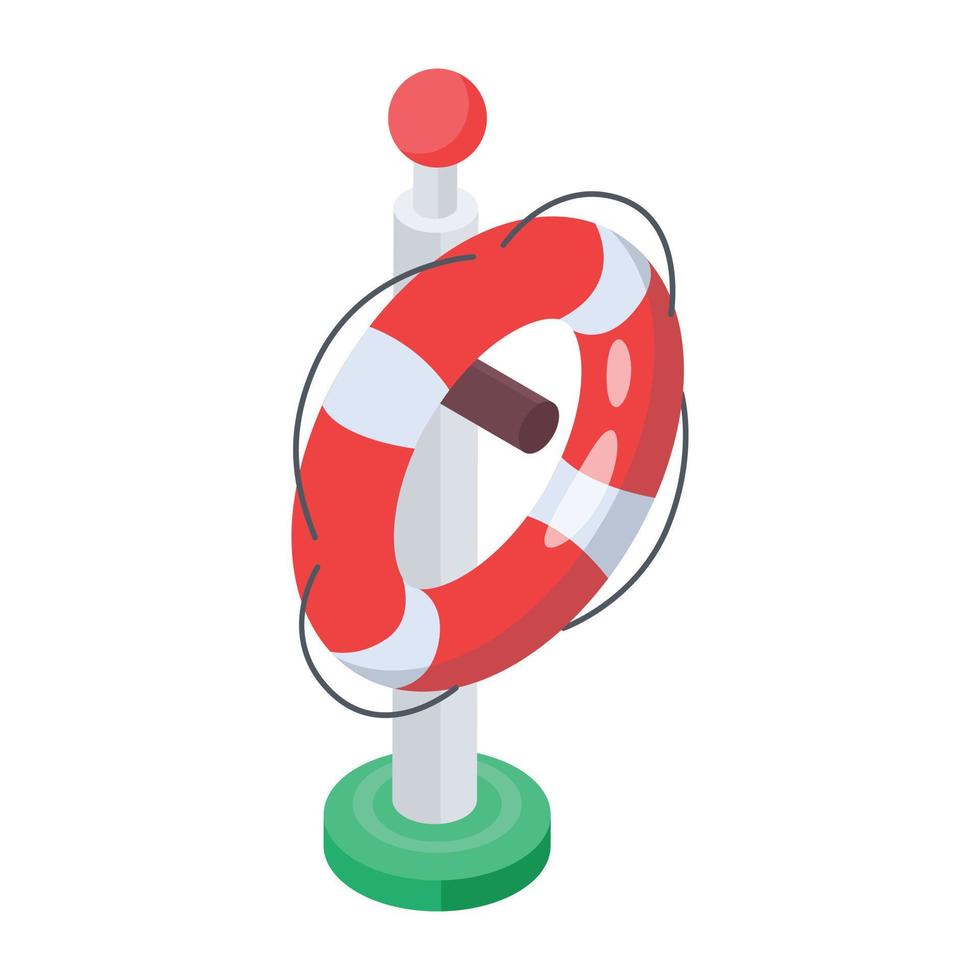 Trendy Lifebuoy Concepts vector