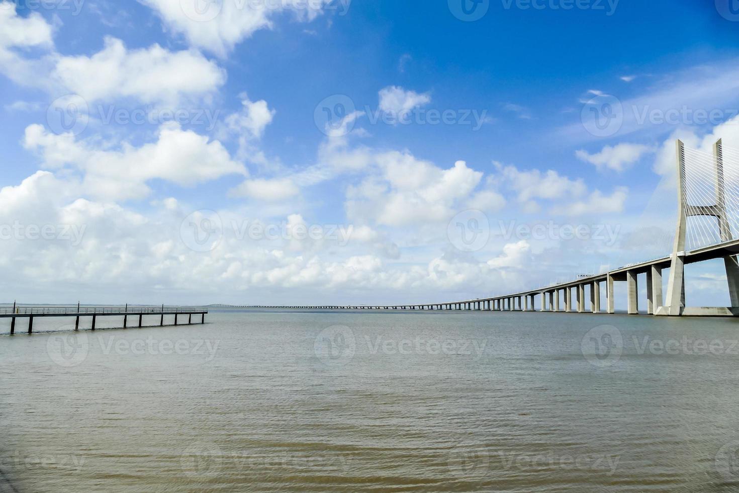 Bridge in Lisbon, Portugal photo