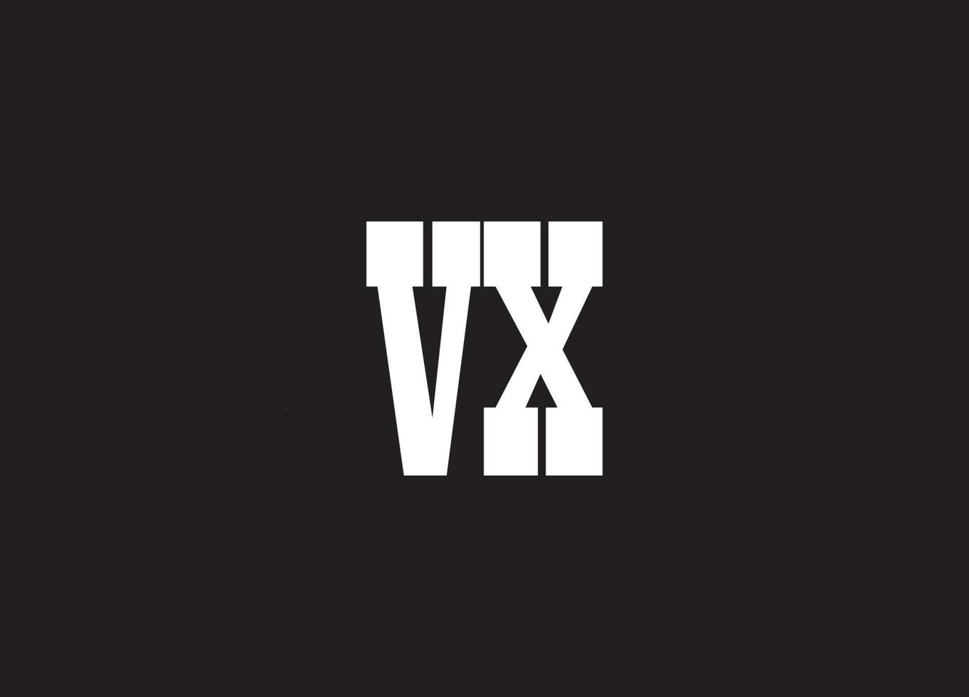 v X letra logo resumen logo diseño vector