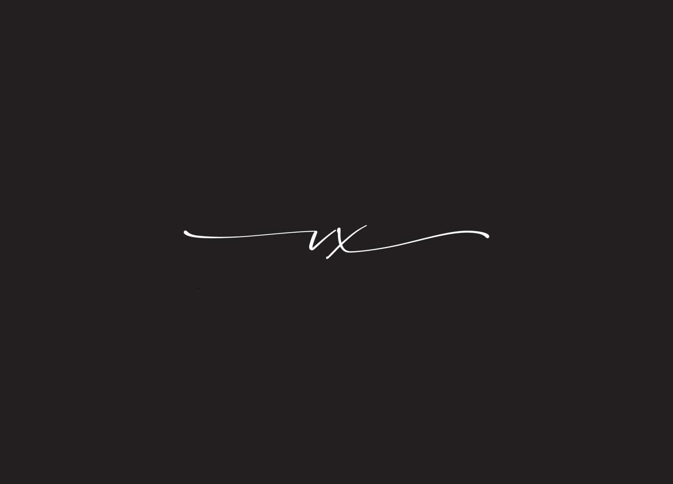 V X letter logo abstract logo design vector