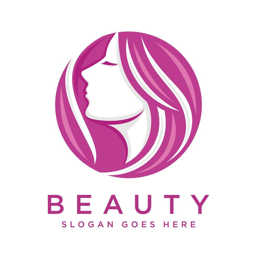 belleza, salón, spa logo vector