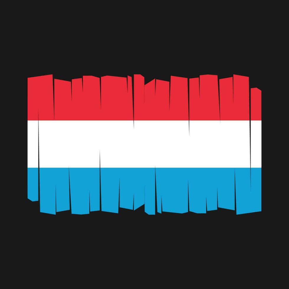 Luxembourg Flag Vector