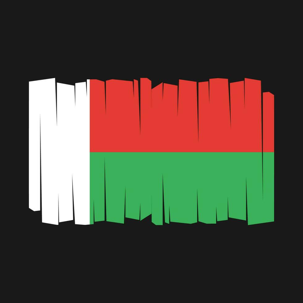 Madagascar Flag Vector