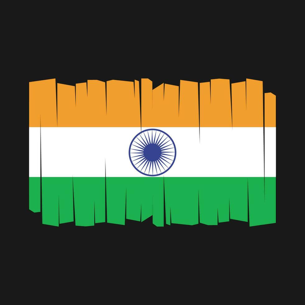 vector de la bandera de la india