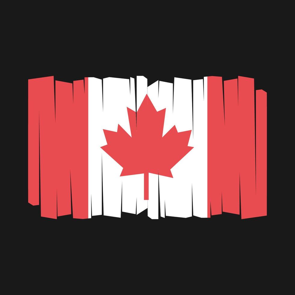 vector de bandera de canadá