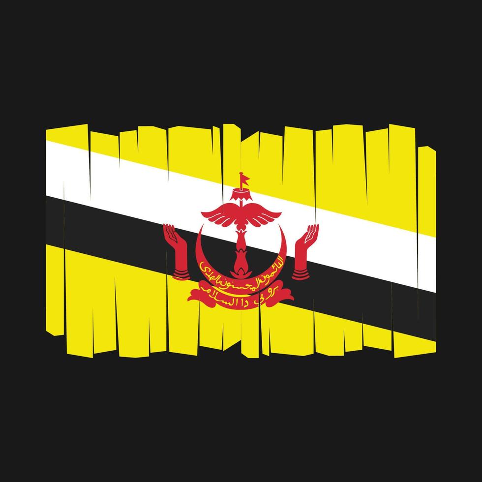 Brunei Flag Vector