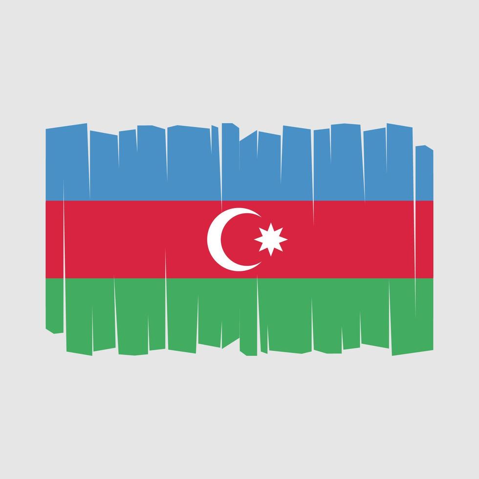 Azerbaijan Flag Vector