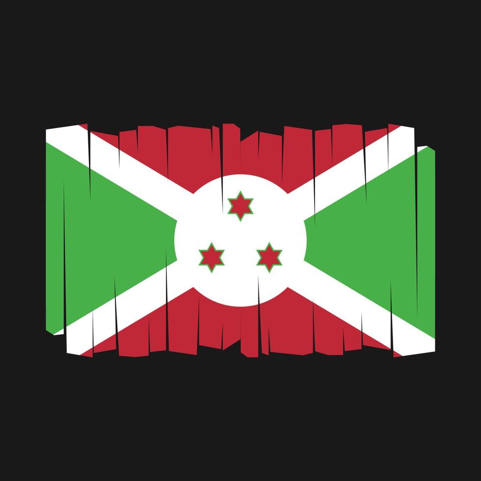 vector de bandera de burundi