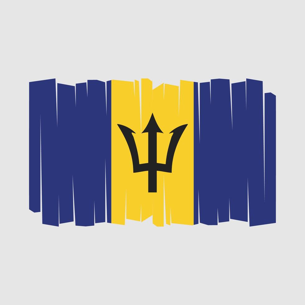 Barbados Flag Vector