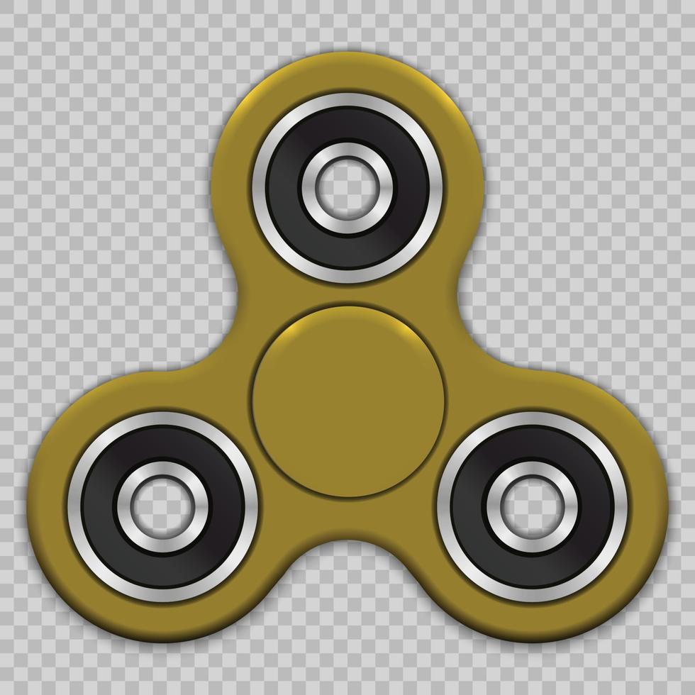 Hand spinner fidget vector illustration