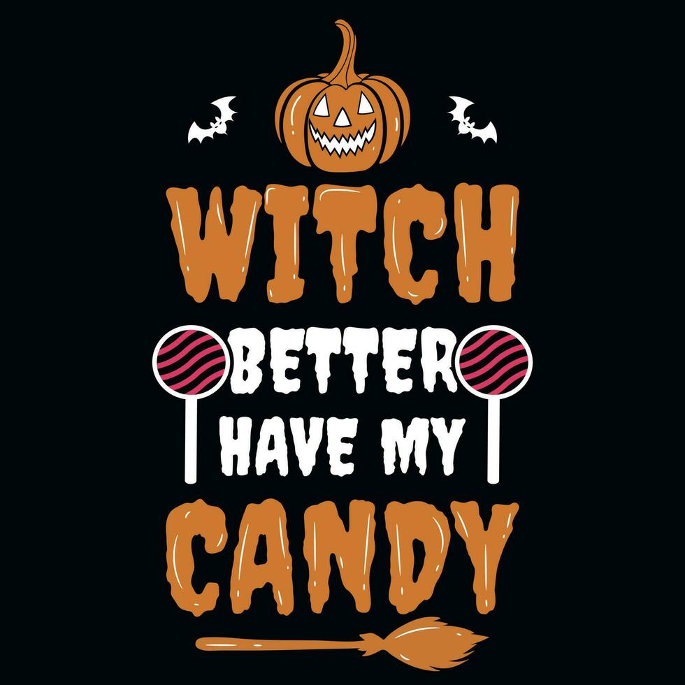 Happy Halloween 31 October pumpkin spice witches boo typographic tshirt design vector