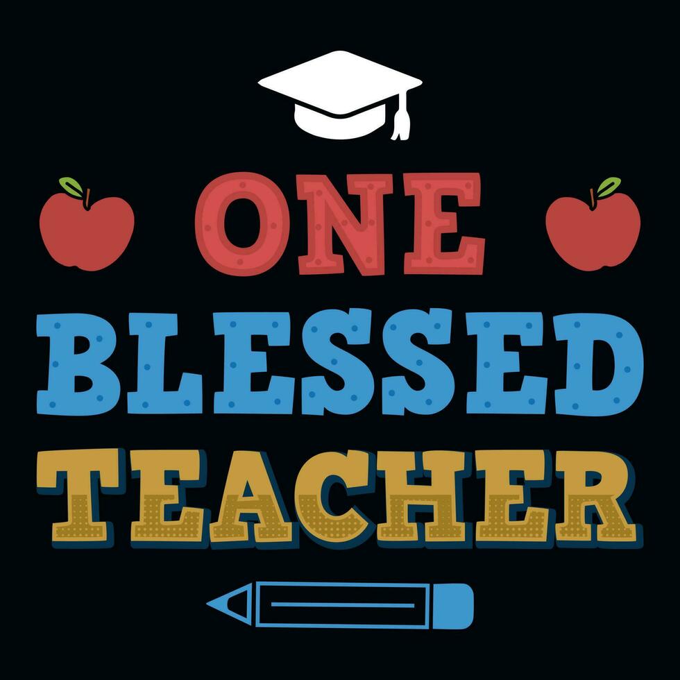 Elementary school educational teachings typographic tshirt design vector