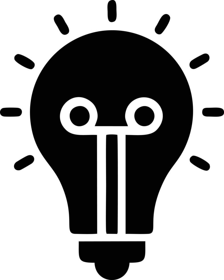 Idea solution icon symbol vector image. Illustration of the creative innovation concept design. EPS 10