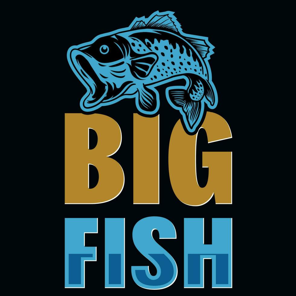 Fishing typography graphics tshirt design vector designs