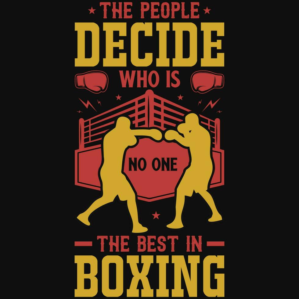 boxeo o luchando gráficos camiseta diseño vector