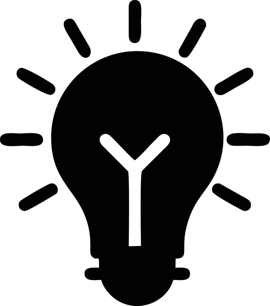 Idea solution icon symbol vector image. Illustration of the creative innovation concept design. EPS 10