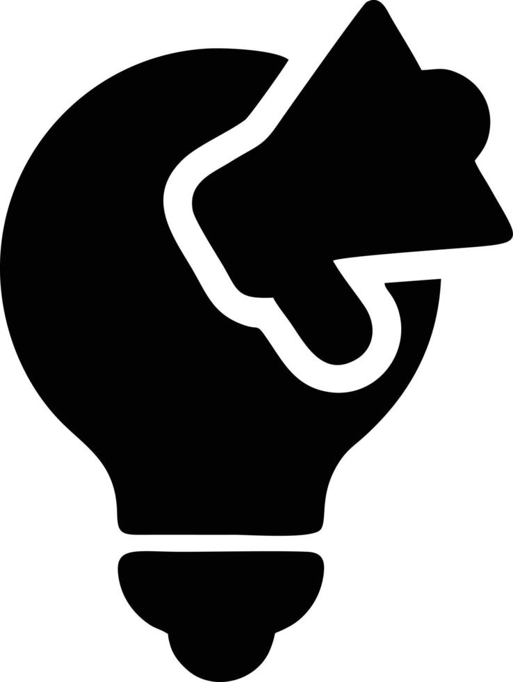 Idea solution icon symbol vector image. Illustration of the creative innovation concept design. EPS 10