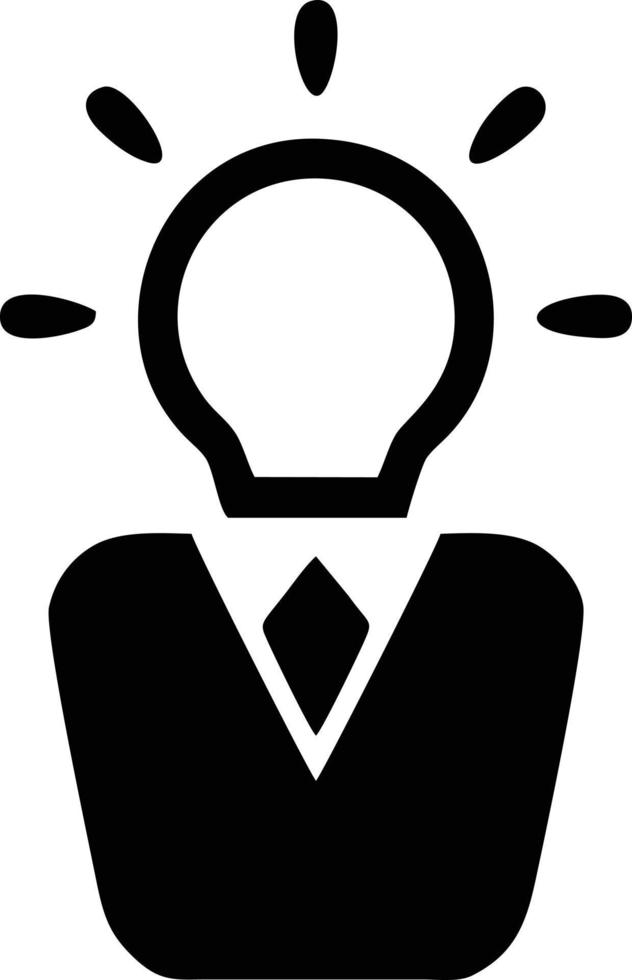 Idea solution icon symbol vector image. Illustration of the creative innovation concept design. EPS 10