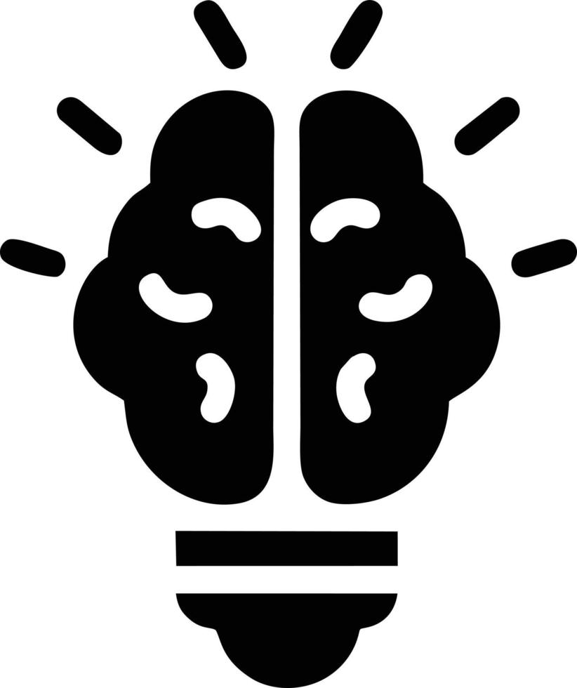 Idea solution icon symbol vector image. Illustration of the creative innovation concept design. EPS 10