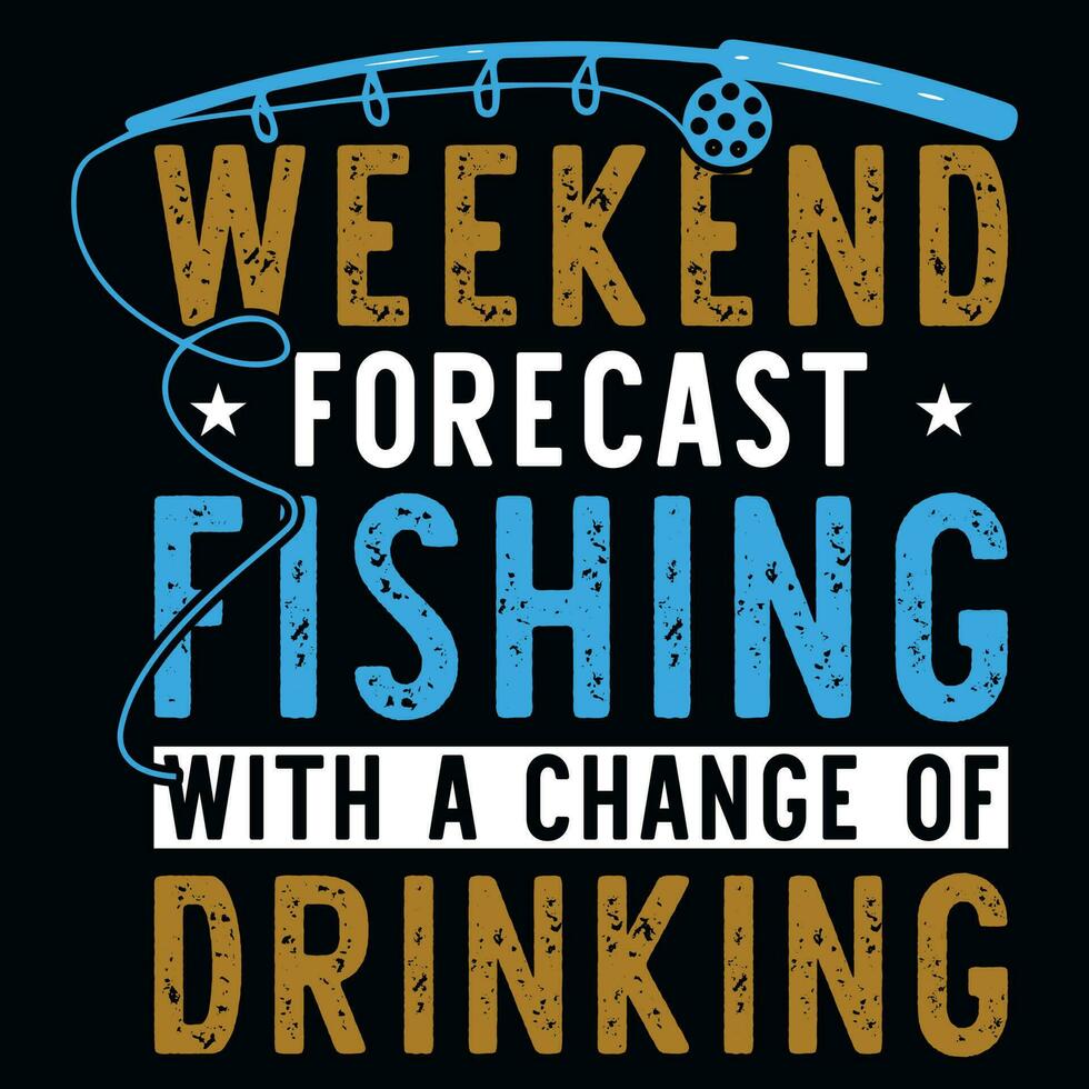 Fishing typographic tshirt design vector