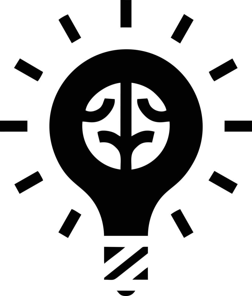 Idea solution icon symbol vector image. Illustration of the creative innovation concept design. EPS 10