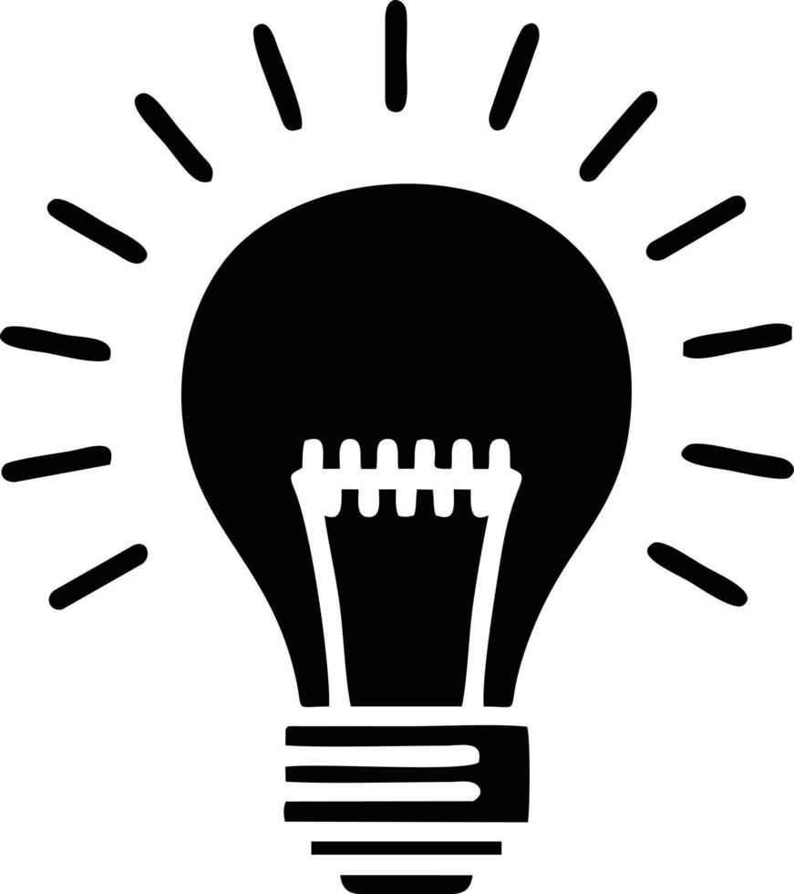 Idea solution icon symbol vector image. Illustration of the creative innovation concept design. EPS 10