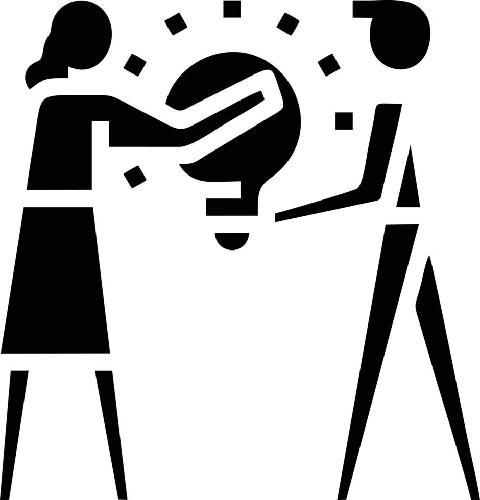Idea solution icon symbol vector image. Illustration of the creative innovation concept design. EPS 10
