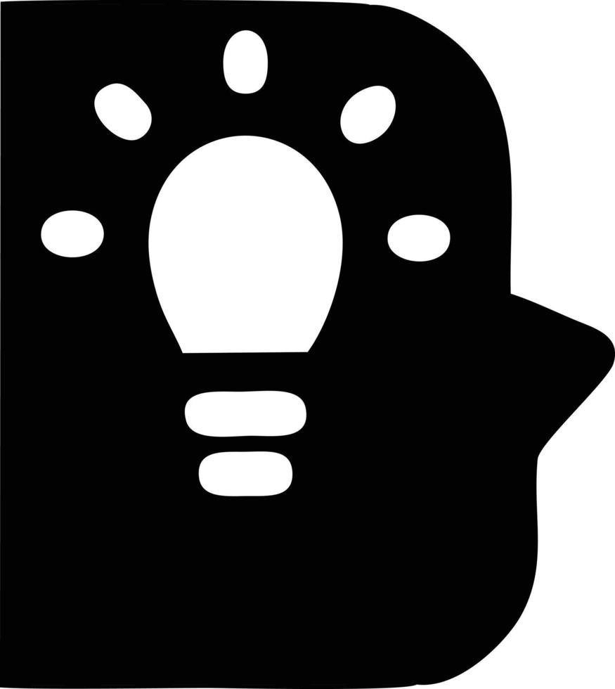 Idea solution icon symbol vector image. Illustration of the creative innovation concept design. EPS 10