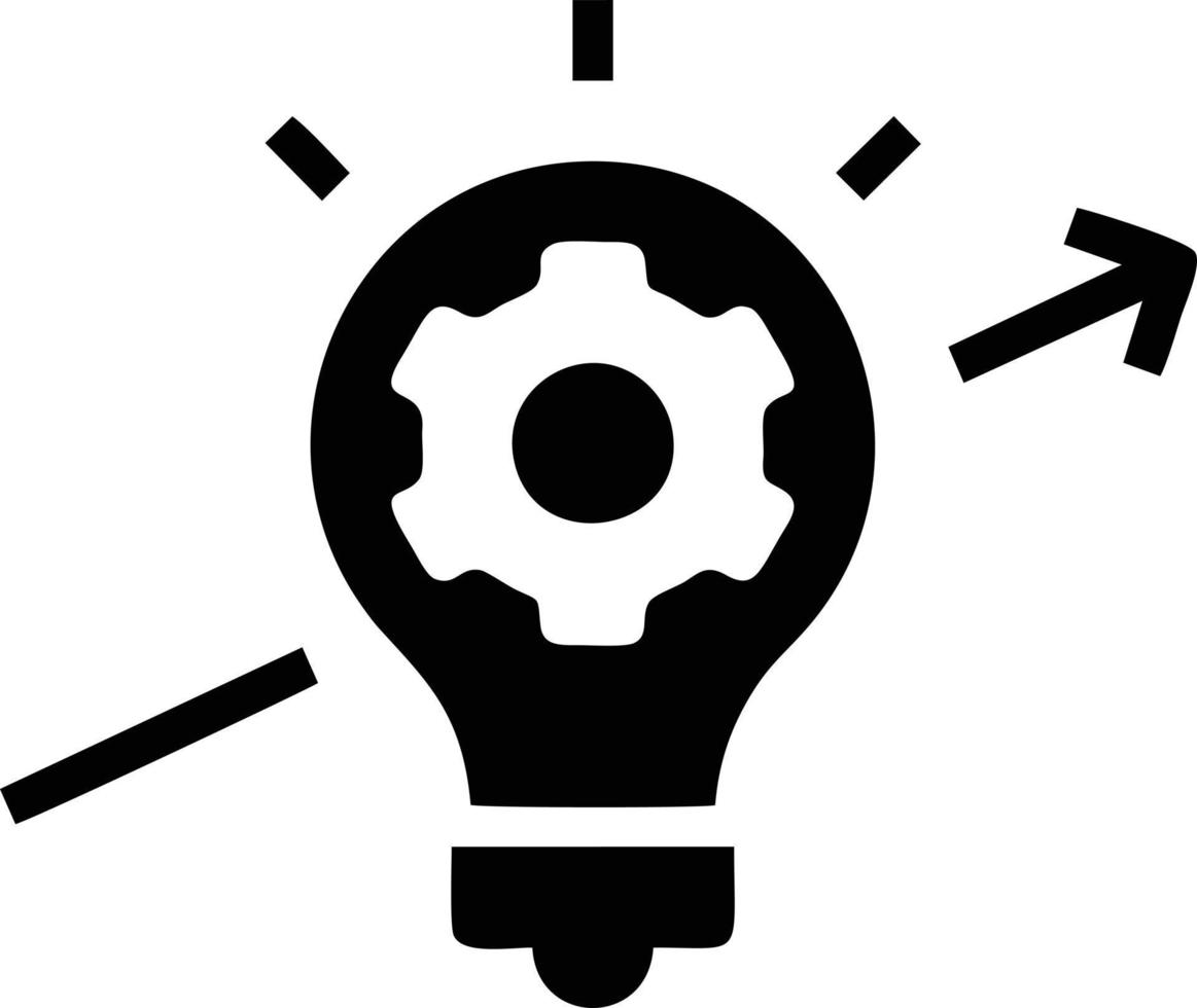 Idea solution icon symbol vector image. Illustration of the creative innovation concept design. EPS 10