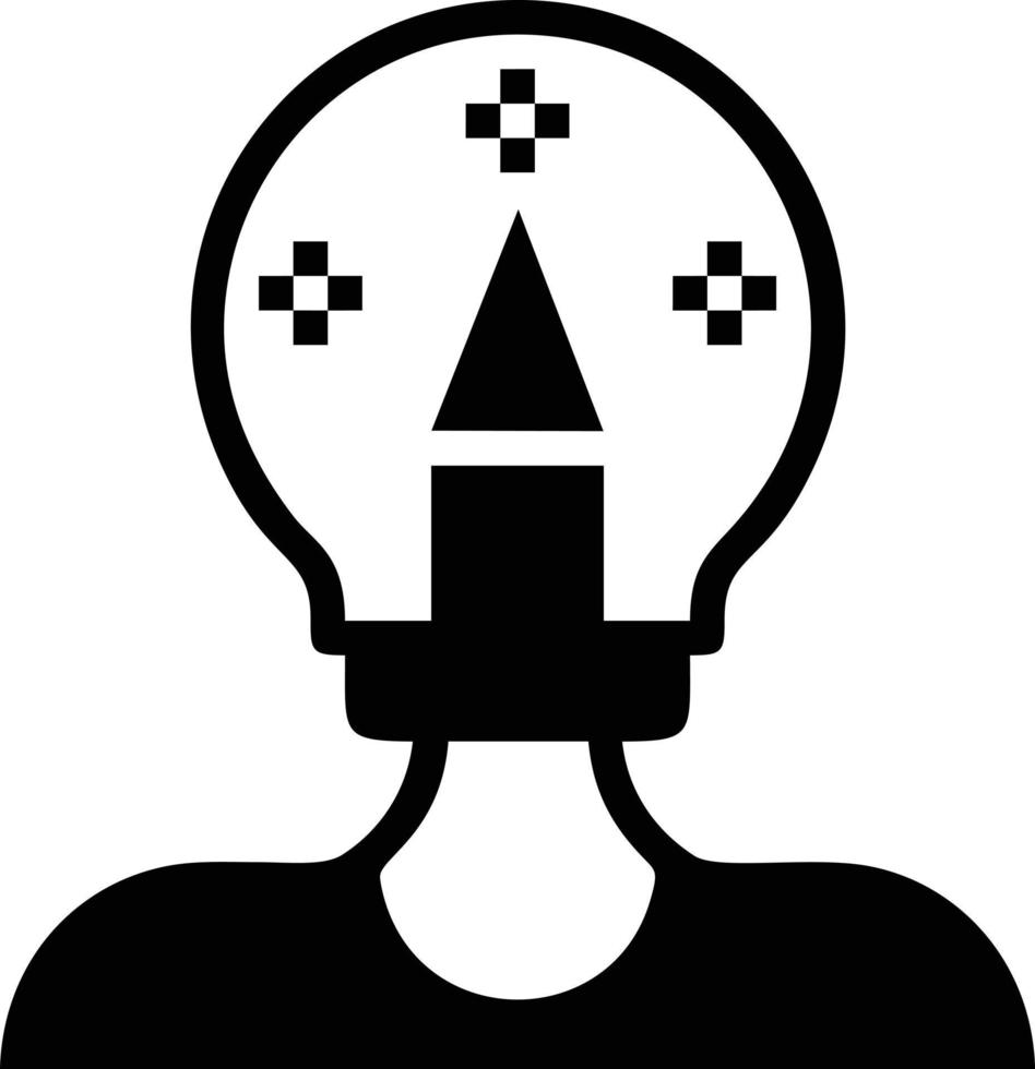 Idea solution icon symbol vector image. Illustration of the creative innovation concept design. EPS 10