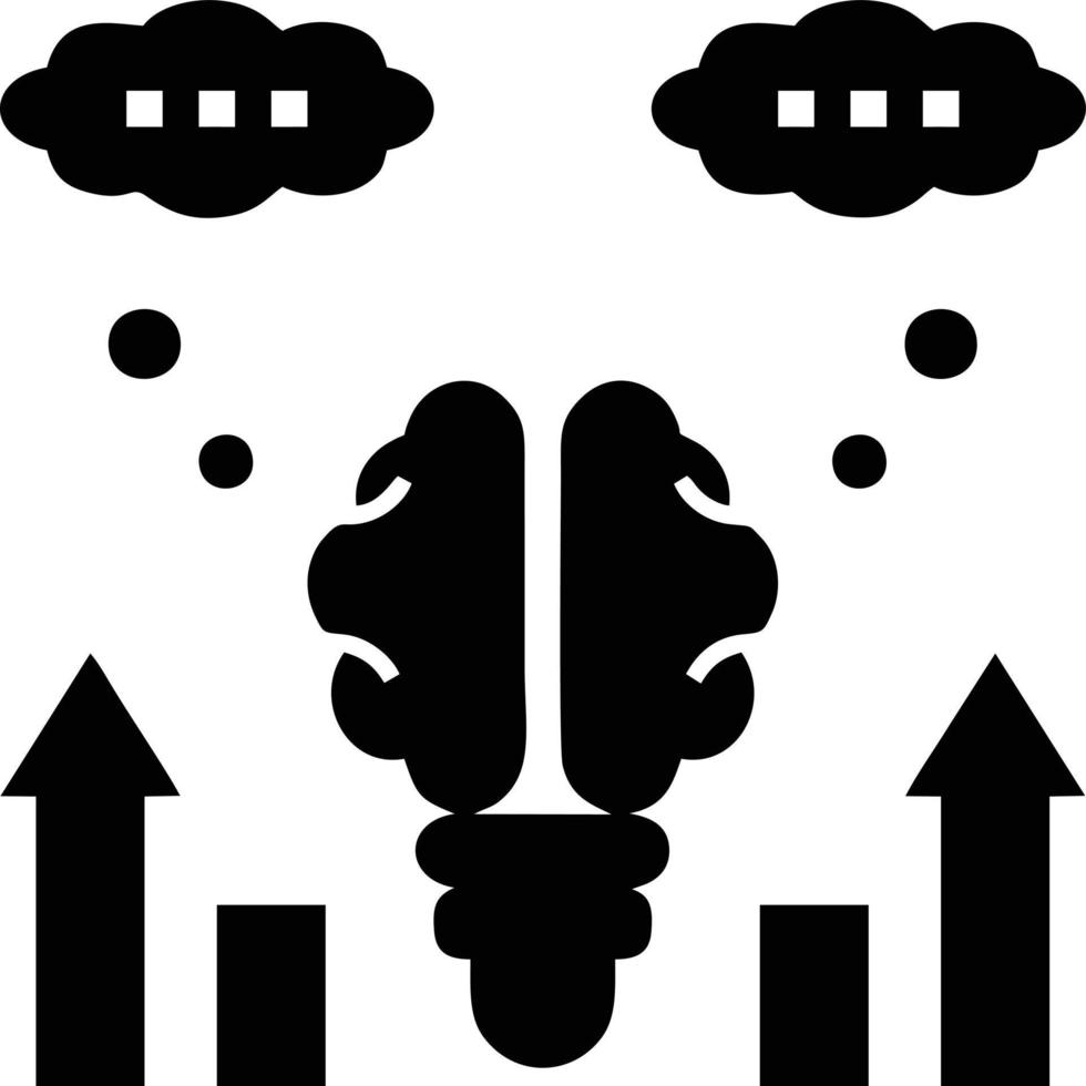 Idea solution icon symbol vector image. Illustration of the creative innovation concept design. EPS 10