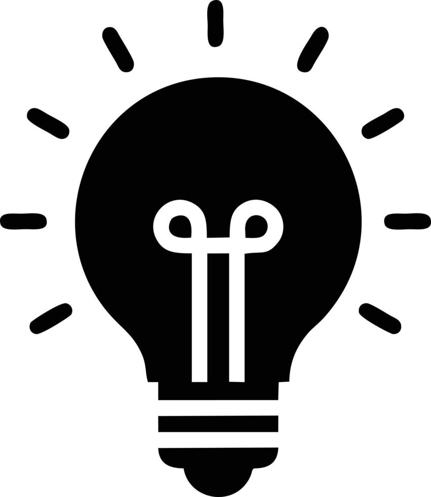 Idea solution icon symbol vector image. Illustration of the creative innovation concept design. EPS 10
