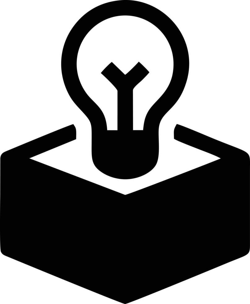 Idea solution icon symbol vector image. Illustration of the creative innovation concept design. EPS 10