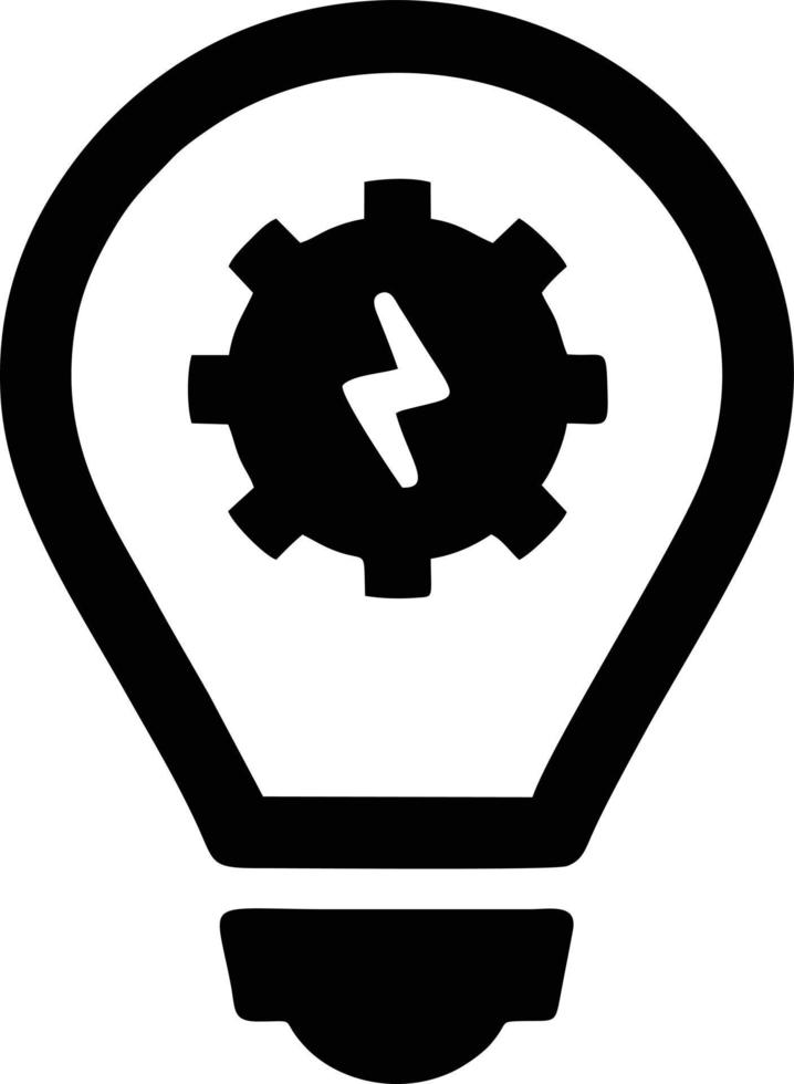 Idea solution icon symbol vector image. Illustration of the creative innovation concept design. EPS 10