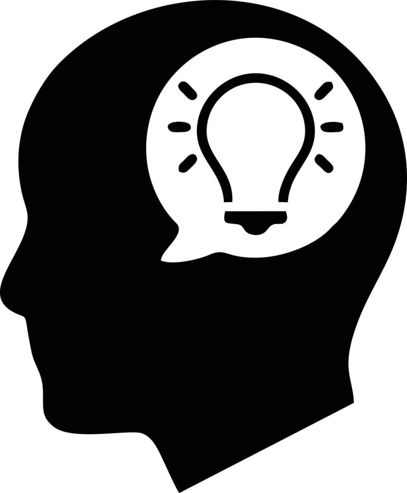 Idea solution icon symbol vector image. Illustration of the creative innovation concept design. EPS 10