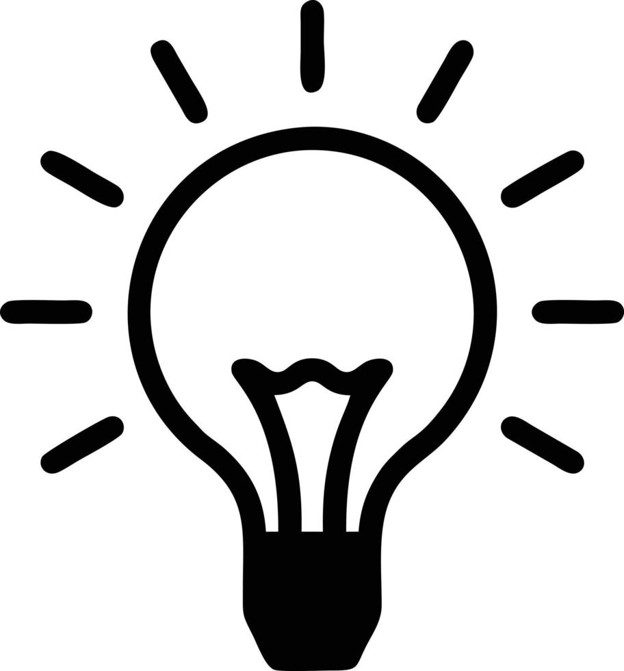 Idea solution icon symbol vector image. Illustration of the creative innovation concept design. EPS 10