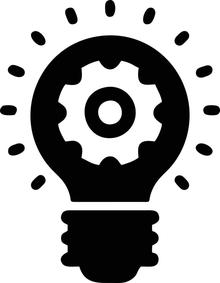 Idea solution icon symbol vector image. Illustration of the creative innovation concept design. EPS 10