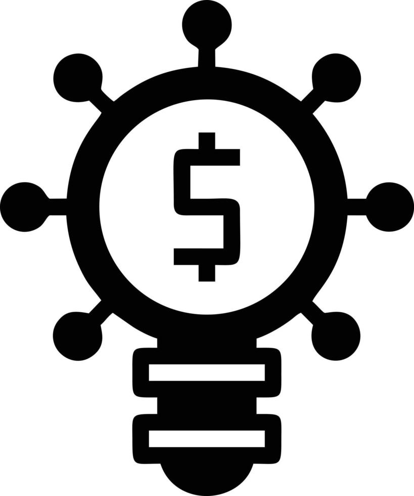 Idea solution icon symbol vector image. Illustration of the creative innovation concept design. EPS 10