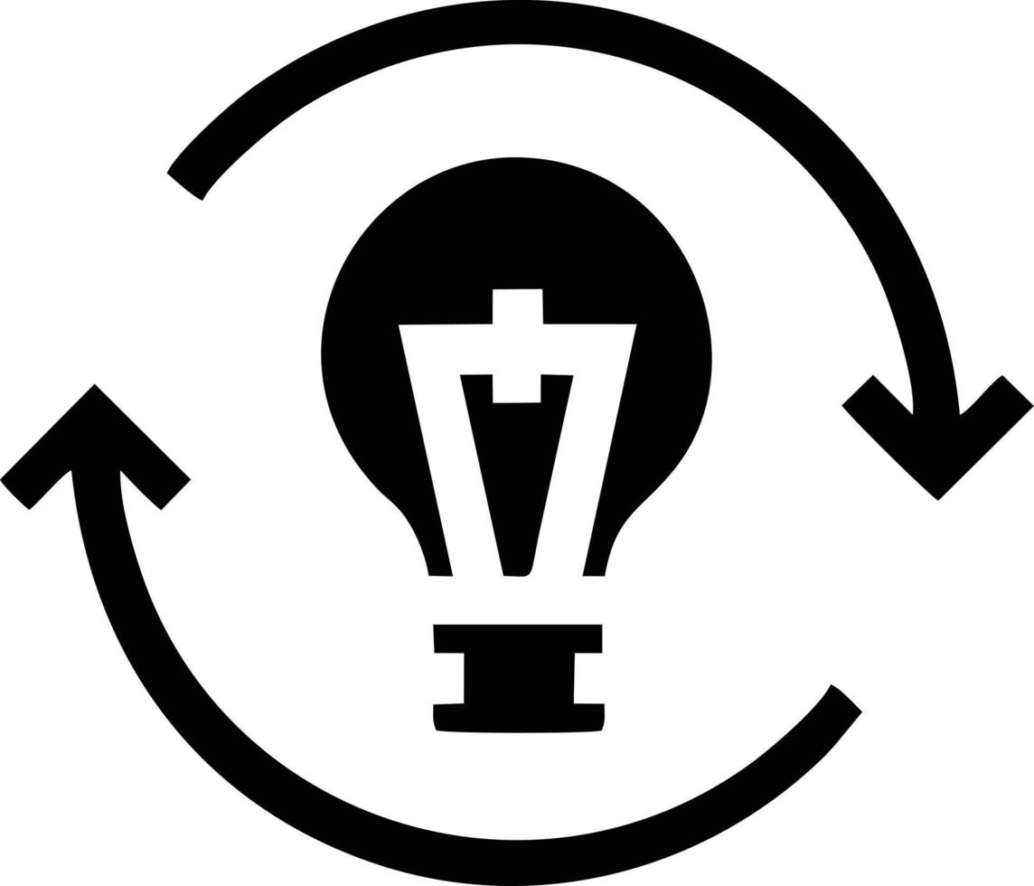 Idea solution icon symbol vector image. Illustration of the creative innovation concept design. EPS 10