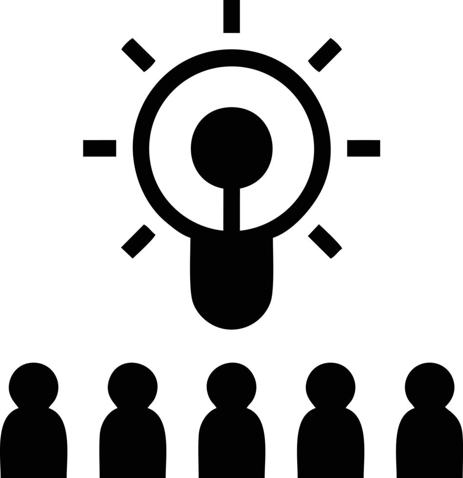 Idea solution icon symbol vector image. Illustration of the creative innovation concept design. EPS 10
