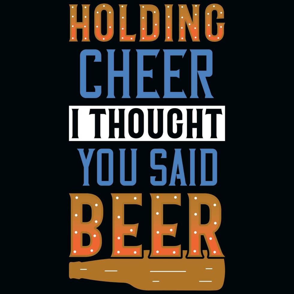 Beer tshirt design vector