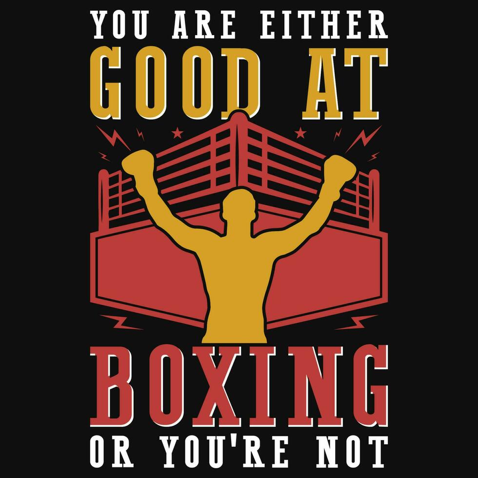 boxeo o luchando gráficos camiseta diseño vector