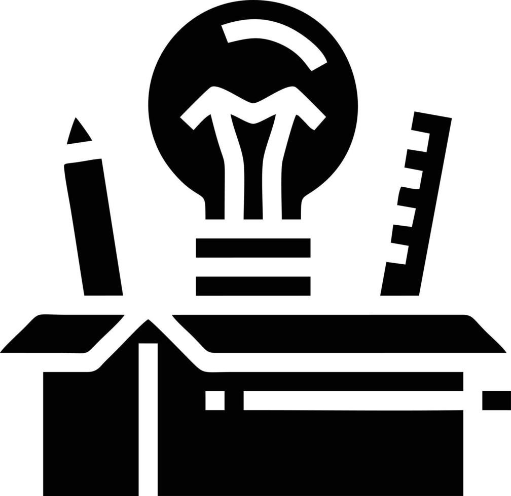 Idea solution icon symbol vector image. Illustration of the creative innovation concept design. EPS 10