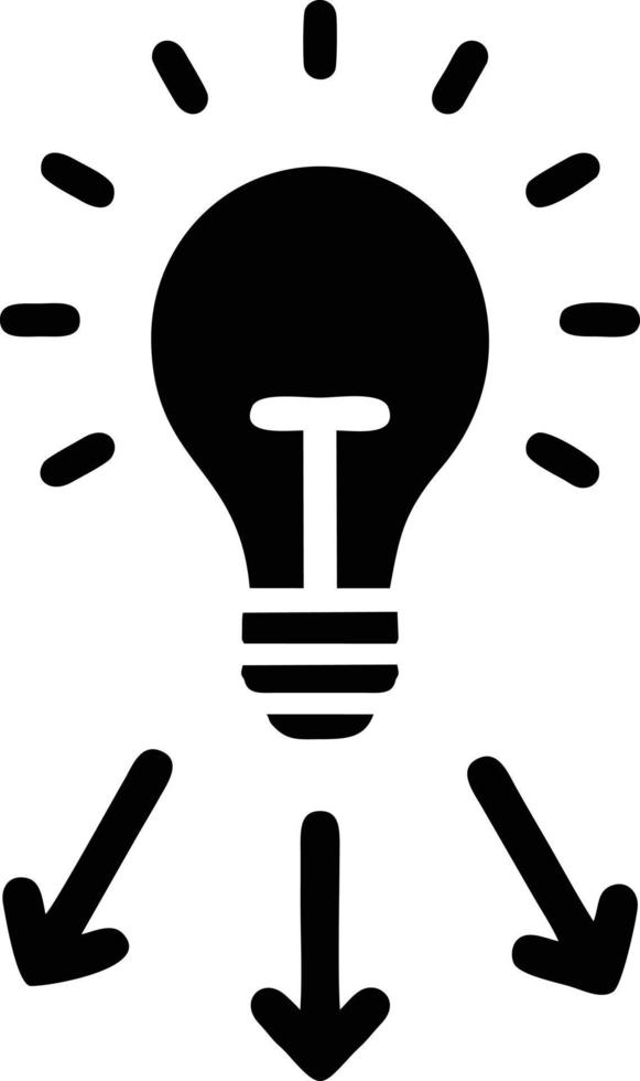 Idea solution icon symbol vector image. Illustration of the creative innovation concept design. EPS 10
