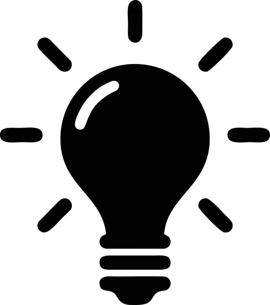 Idea solution icon symbol vector image. Illustration of the creative innovation concept design. EPS 10