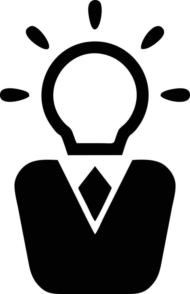 Idea solution icon symbol vector image. Illustration of the creative innovation concept design. EPS 10