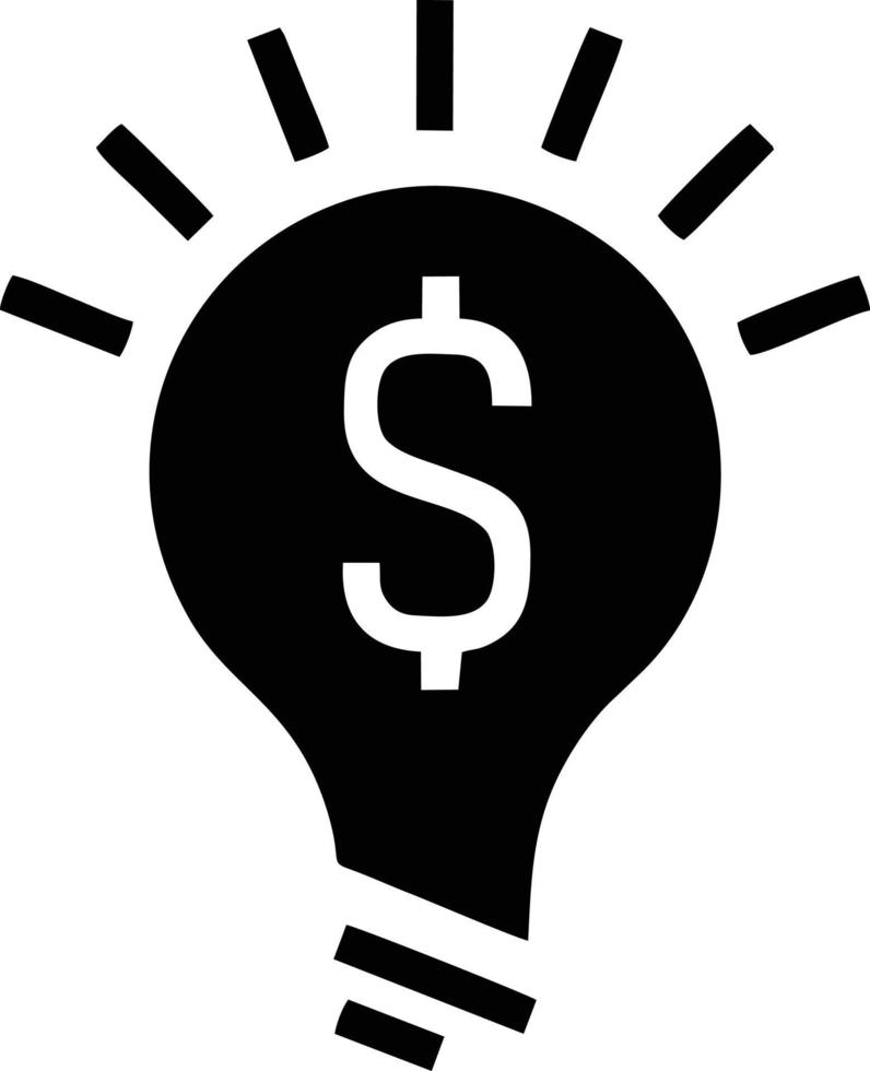 Idea solution icon symbol vector image. Illustration of the creative innovation concept design. EPS 10