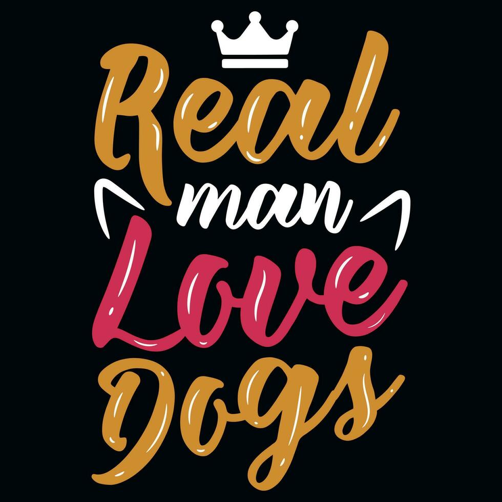 Dogs typographic tshirt design vector