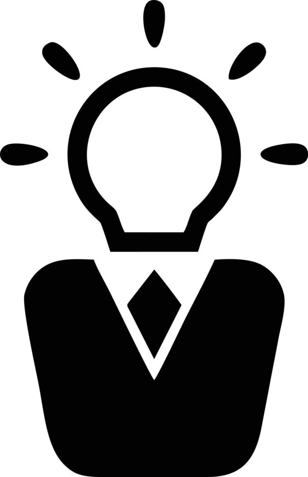 Idea solution icon symbol vector image. Illustration of the creative innovation concept design. EPS 10